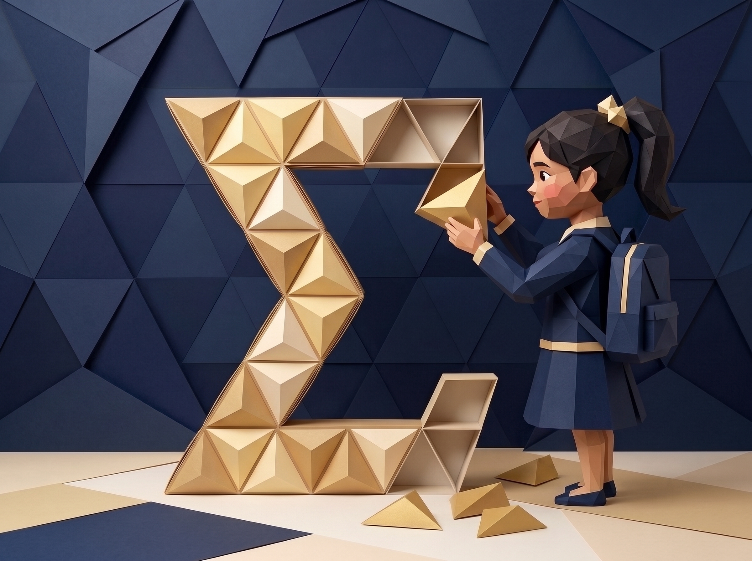 Triangles representing strength and stability